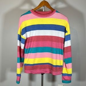 Colorful Striped Long Sleeved Shirt